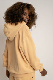 BLUZA Z EFEKTEM WASHED MUSZTARDOWA - LAPLAND