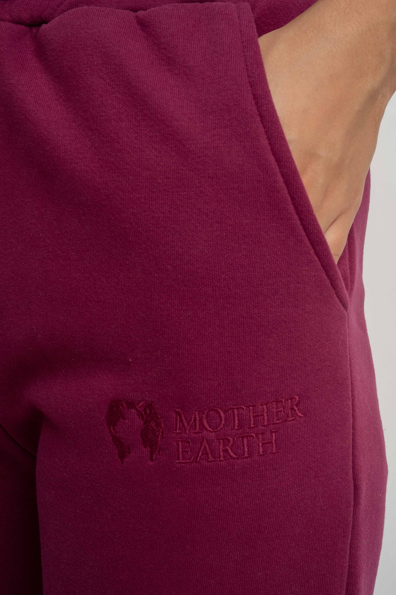 BURGUNDY REGULAR FIT SWEATPANTS - MILOS
