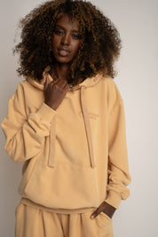 BLUZA Z EFEKTEM WASHED MUSZTARDOWA - LAPLAND