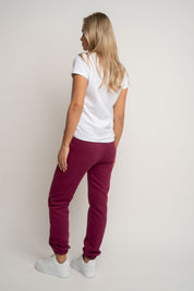 BURGUNDY REGULAR FIT SWEATPANTS - MILOS