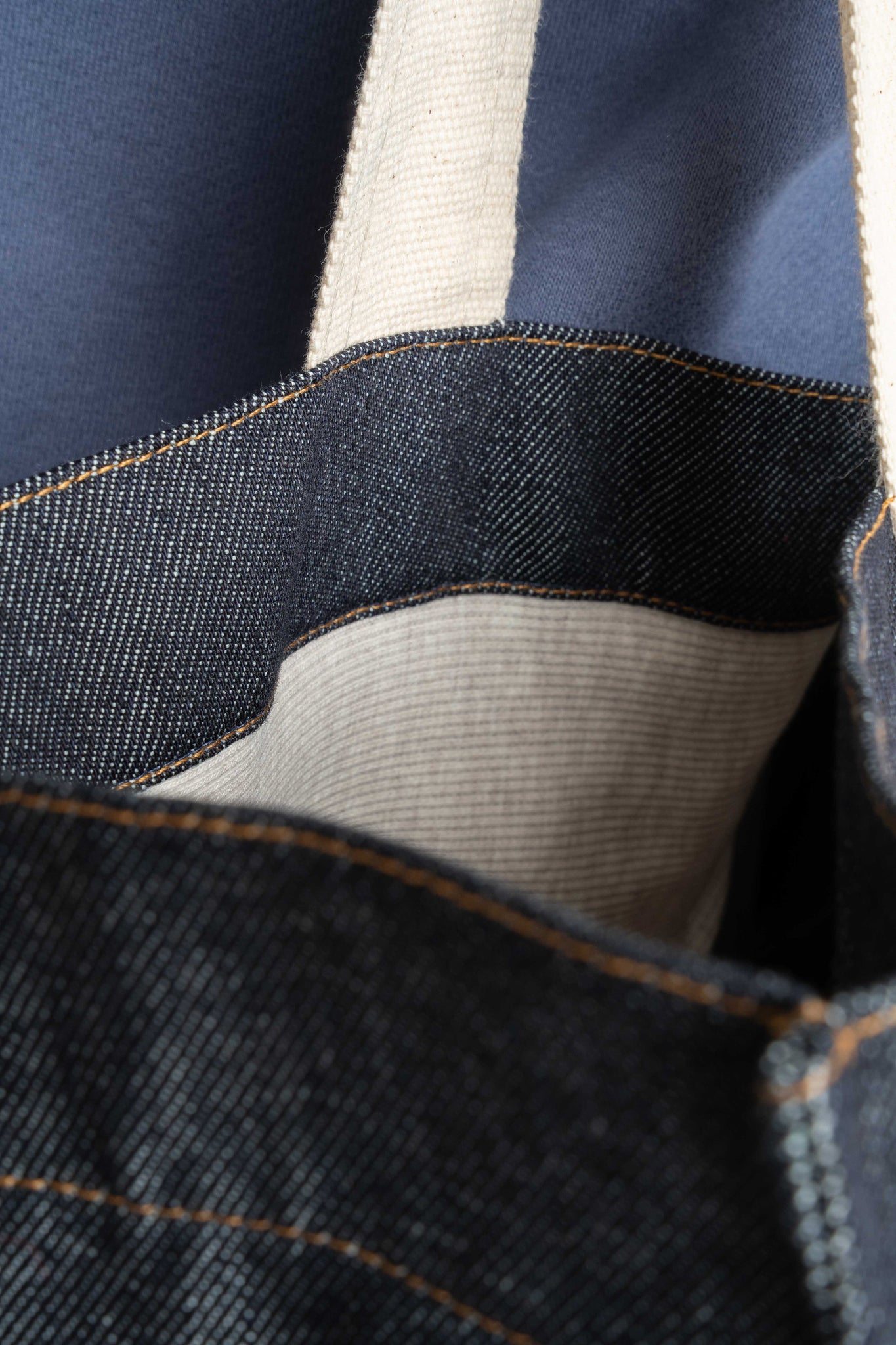 TORBA TYPU SHOPPER  BAG GRANATOWA- LIDO