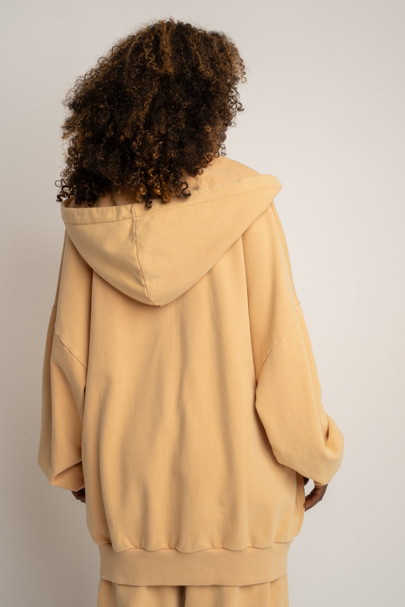 WASHED EFFECT HOODIE PEACH - SKAGEN