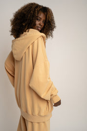 WASHED EFFECT HOODIE PEACH - SKAGEN