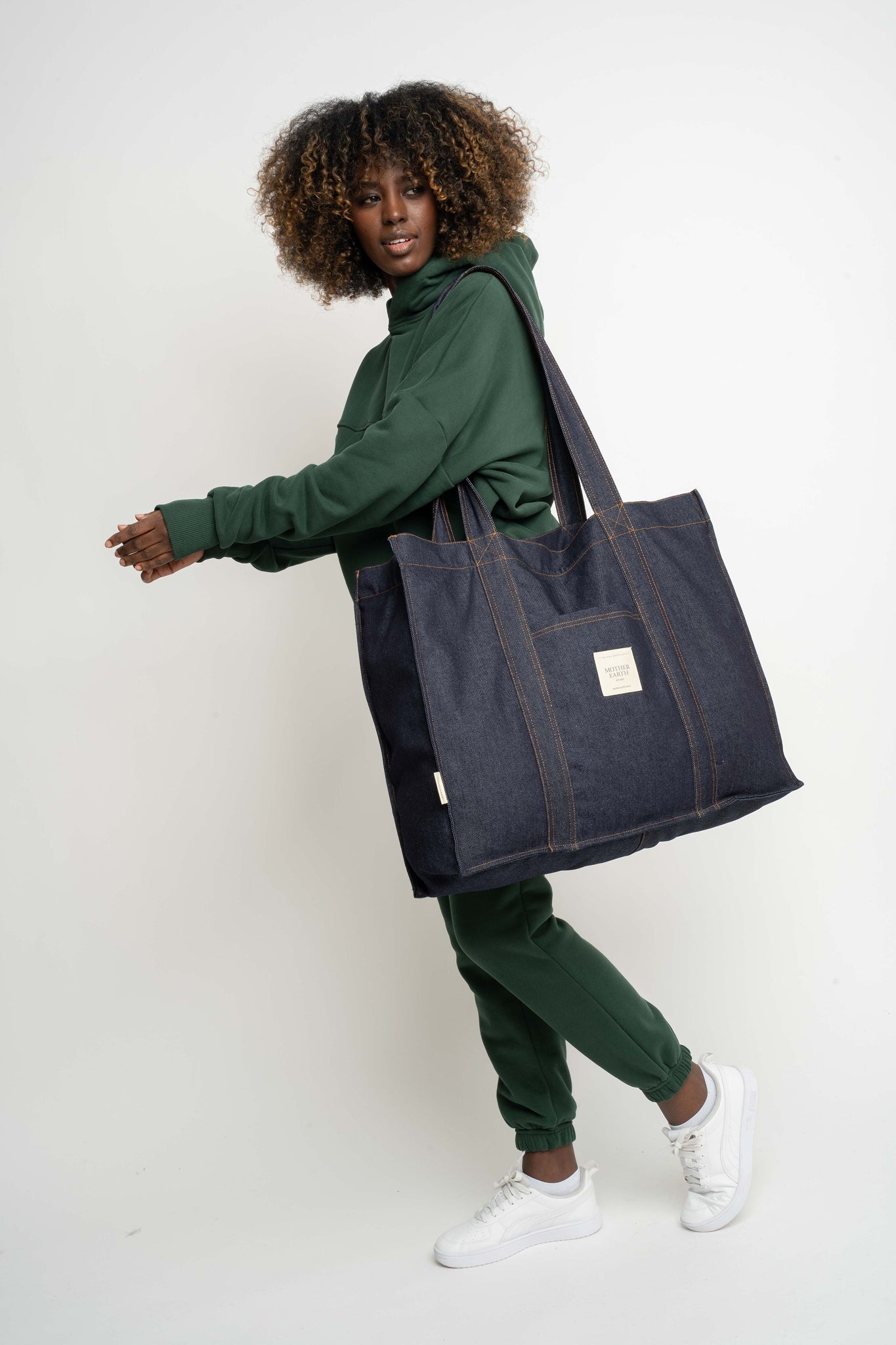 SHOPPER BAG DARK NAVY - LIDO