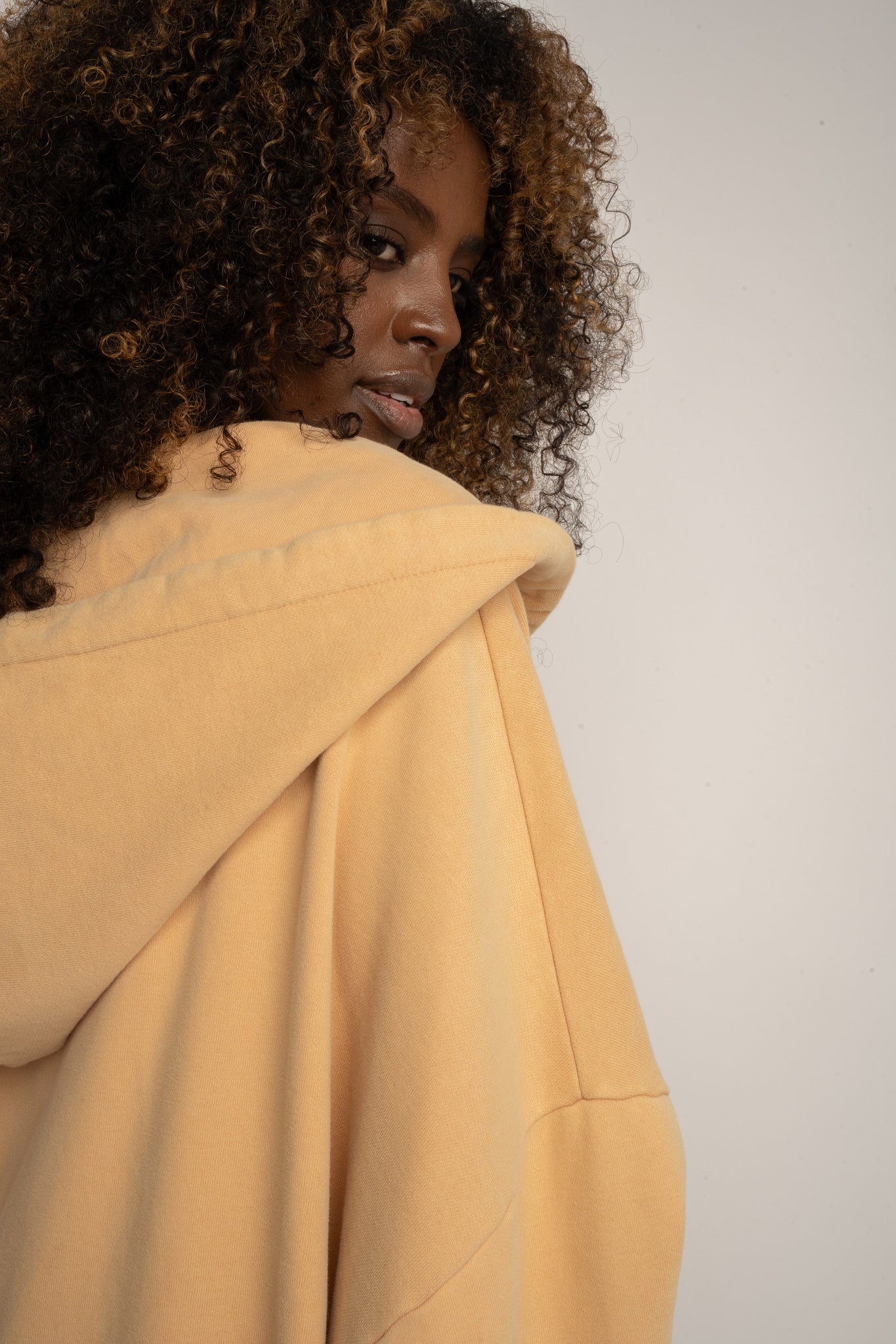 WASHED EFFECT HOODIE PEACH - SKAGEN