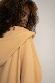 WASHED EFFECT HOODIE PEACH - SKAGEN