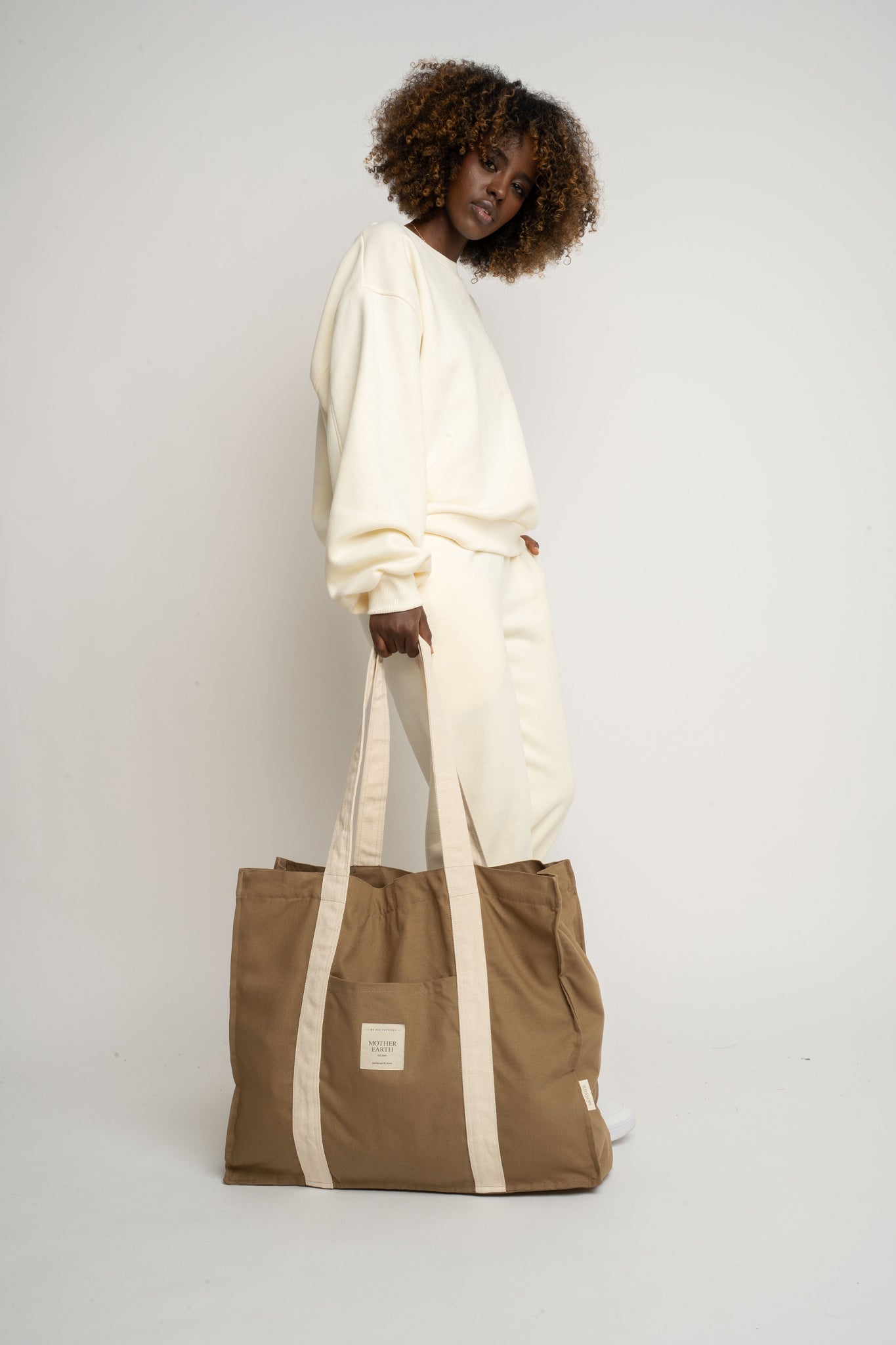 TORBA TYPU SHOPPER  BAG JASNOKHAKI - LIDO