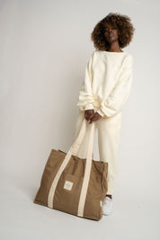 TORBA TYPU SHOPPER  BAG JASNOKHAKI - LIDO