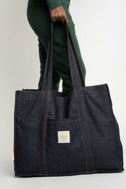 SHOPPER BAG DARK NAVY - LIDO