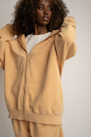 WASHED EFFECT HOODIE PEACH - SKAGEN
