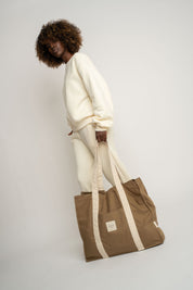 TORBA TYPU SHOPPER  BAG JASNOKHAKI - LIDO