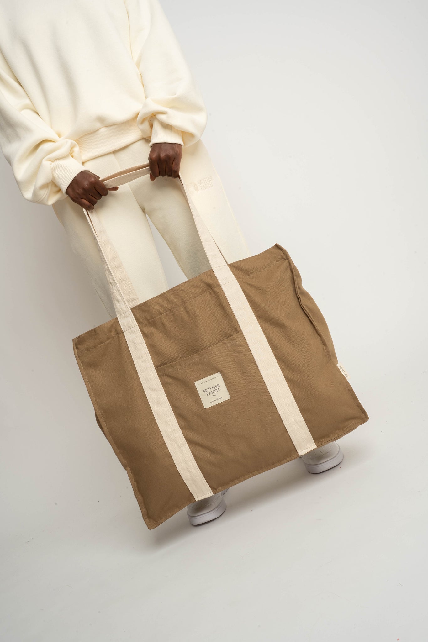TORBA TYPU SHOPPER  BAG JASNOKHAKI - LIDO