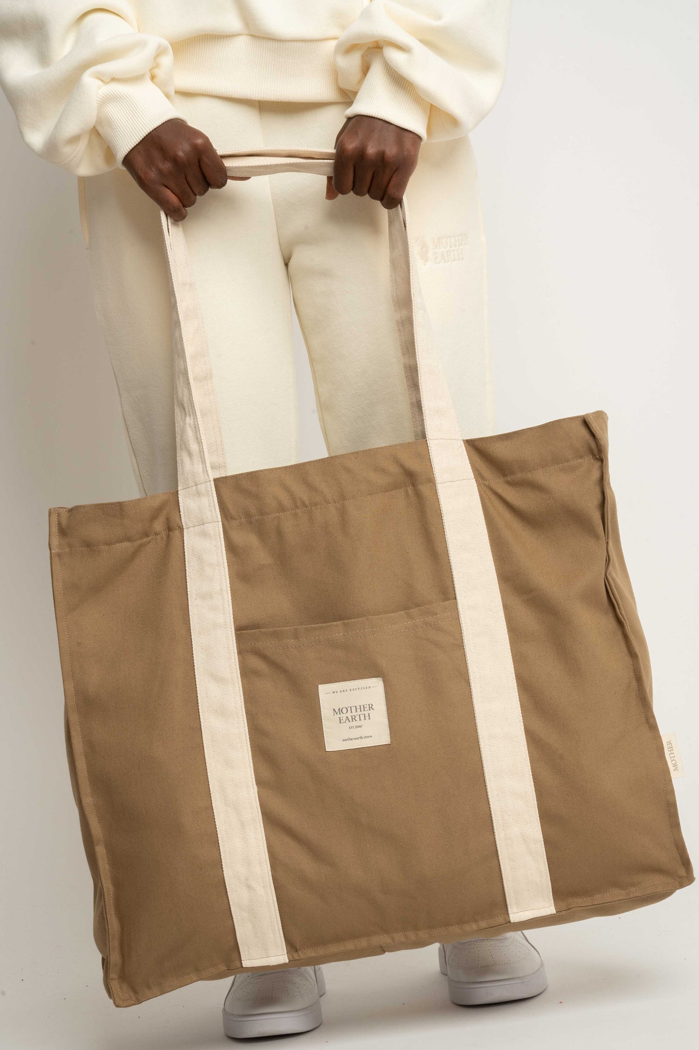 TORBA TYPU SHOPPER  BAG JASNOKHAKI - LIDO