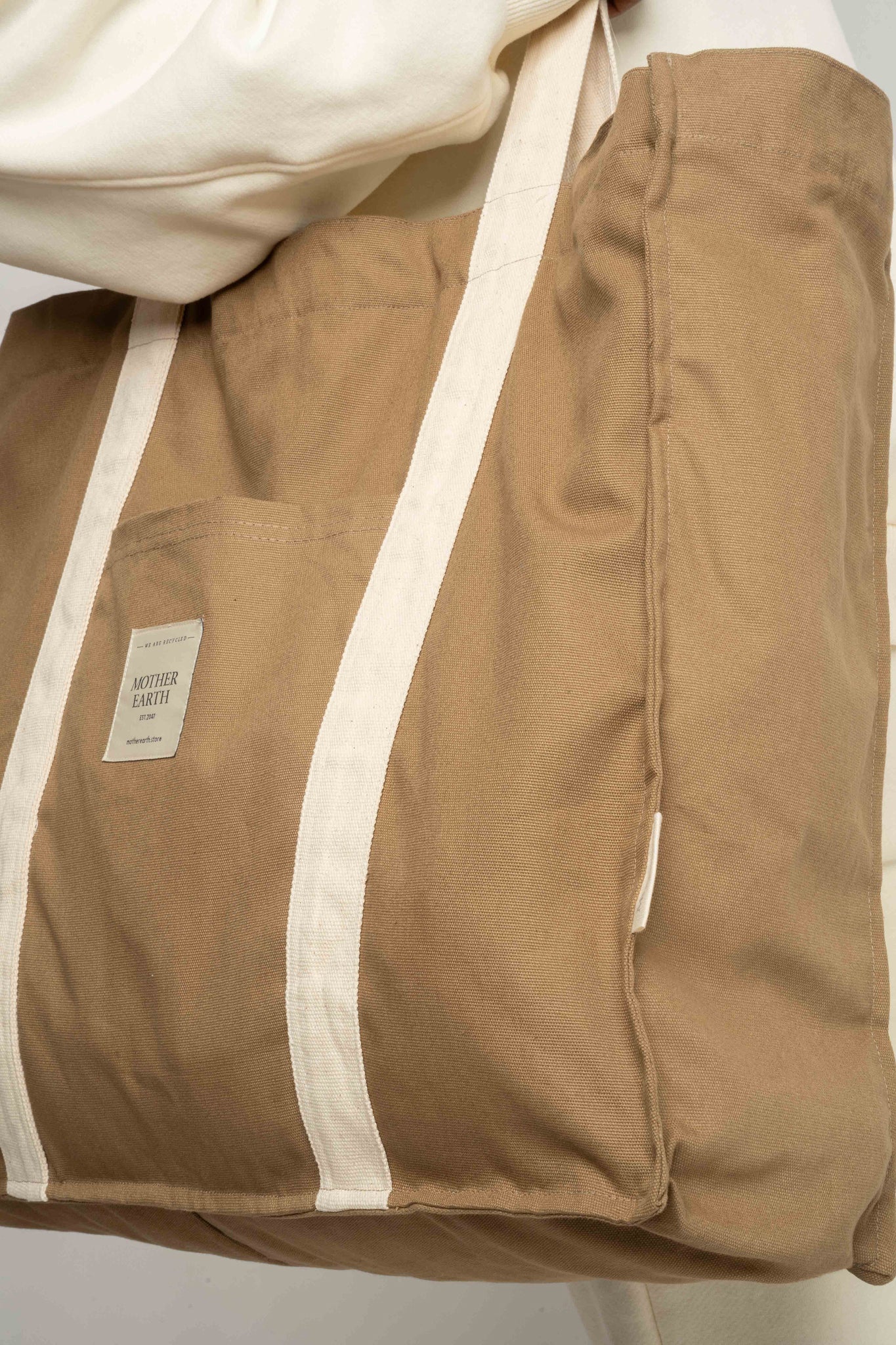 TORBA TYPU SHOPPER  BAG JASNOKHAKI - LIDO