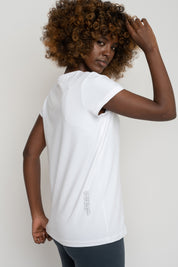 T-SHIRT DAMSKI BIAŁY - PETIT