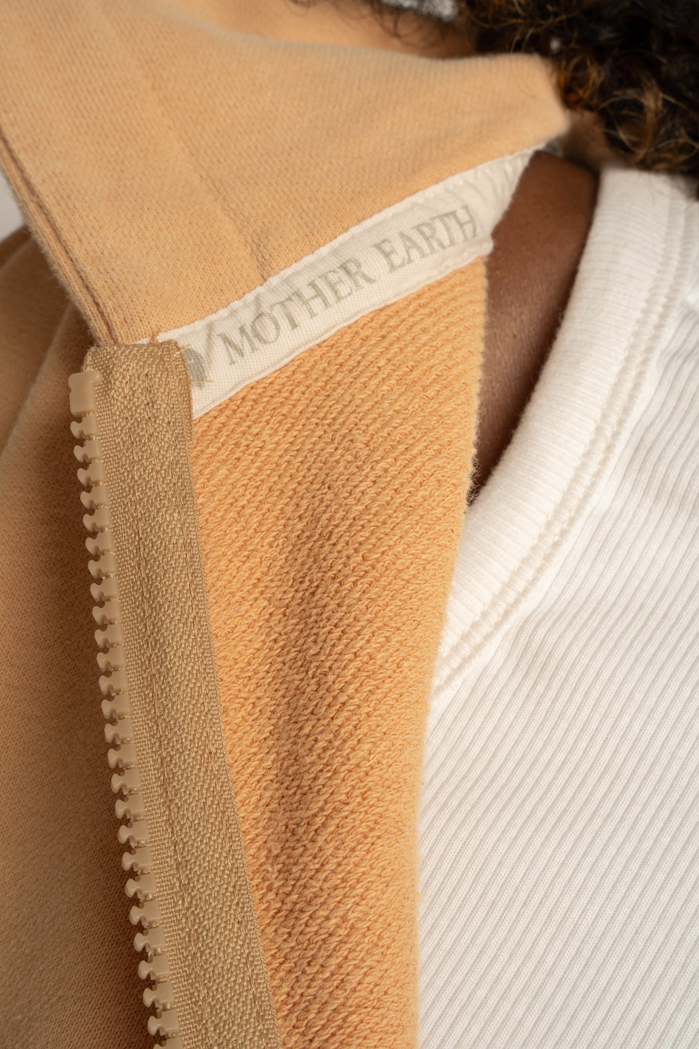 WASHED EFFECT HOODIE PEACH - SKAGEN