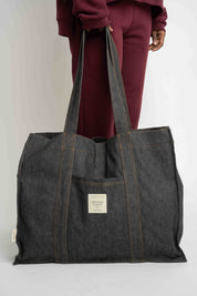 TORBA TYPU SHOPPER  BAG CZARNA- LIDO