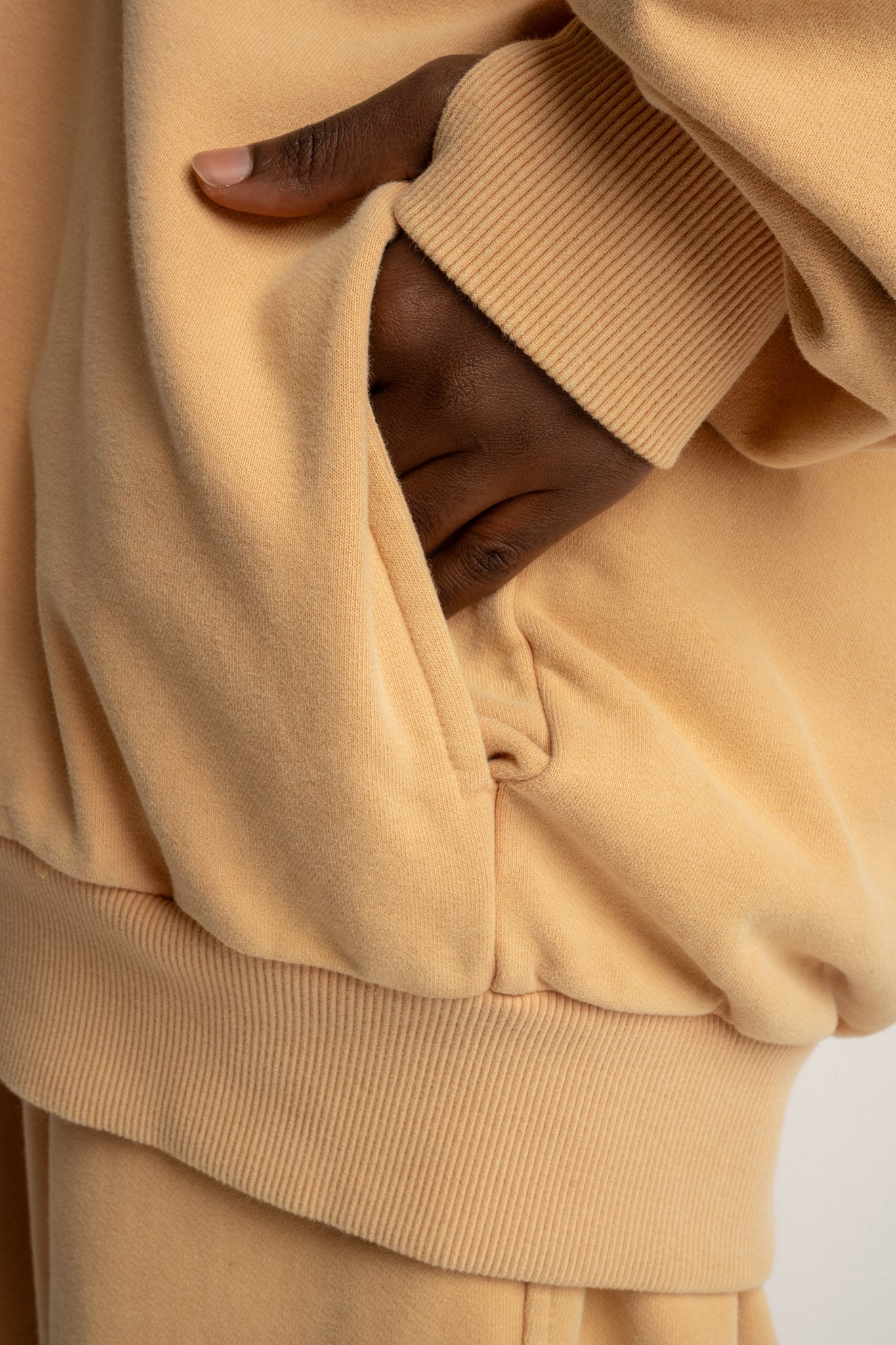 WASHED EFFECT HOODIE PEACH - SKAGEN