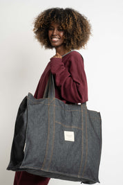 TORBA TYPU SHOPPER  BAG CZARNA- LIDO