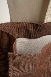 TORBA TYPU SHOPPER  BAG BRĄZOWA - LIDO