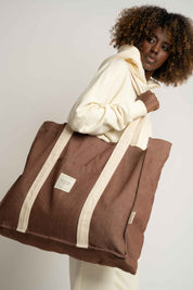 TORBA TYPU SHOPPER  BAG JASNOBRĄZOWA - LIDO