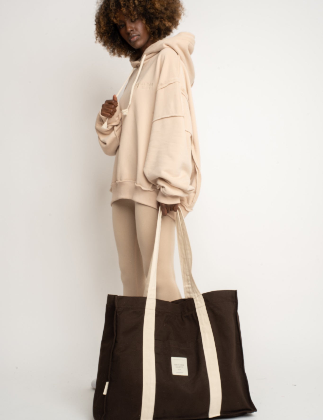 Torba typu shopper LIDO brązowa – Mother Earth