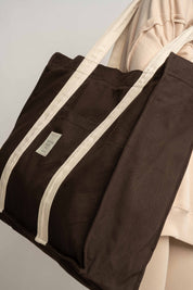 BROWN SHOPPER BAG - LIDO