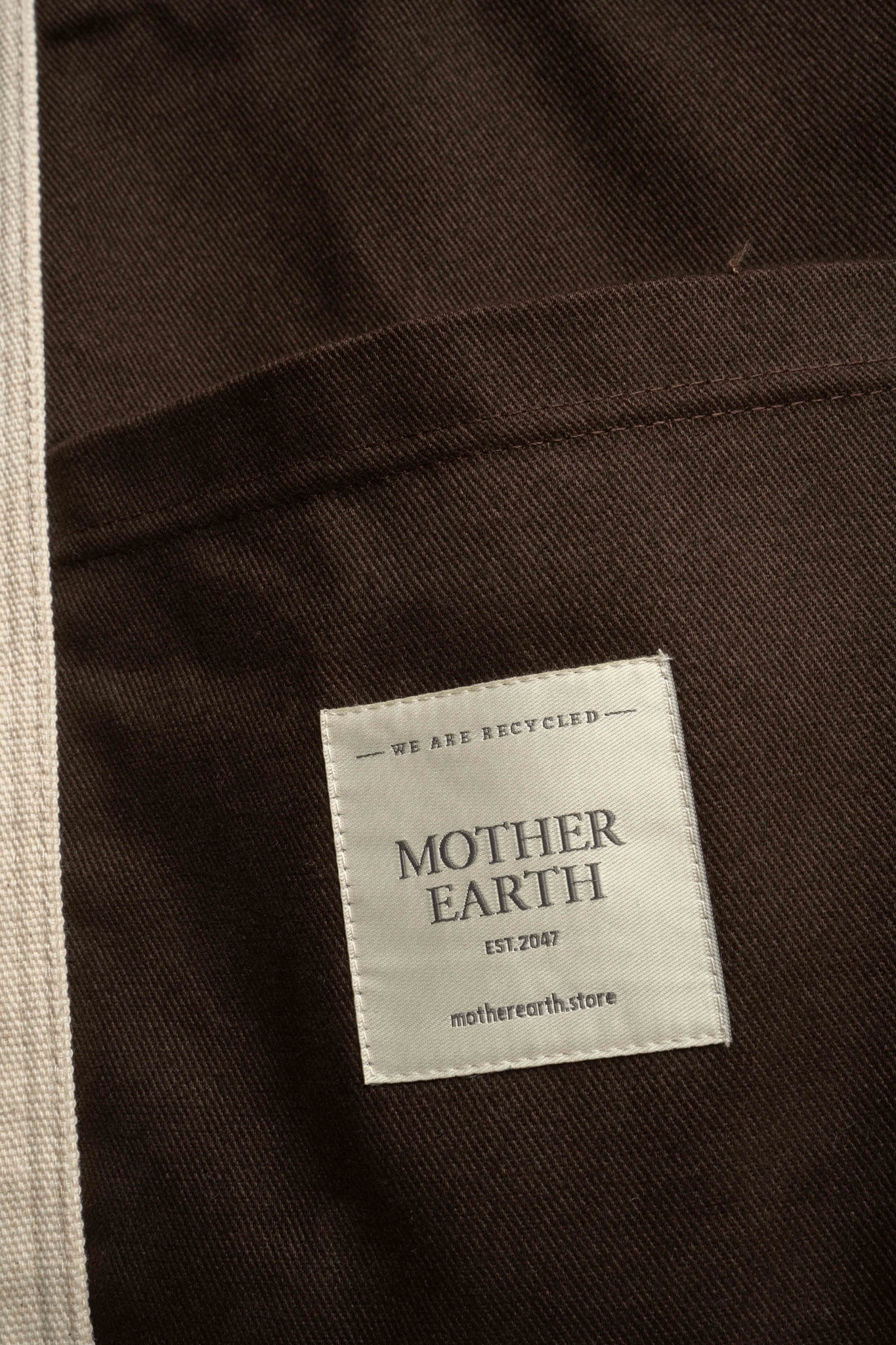 BROWN SHOPPER BAG - LIDO