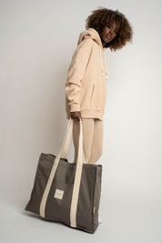 TORBA TYPU SHOPPER  BAG GRAFITOWA - LIDO