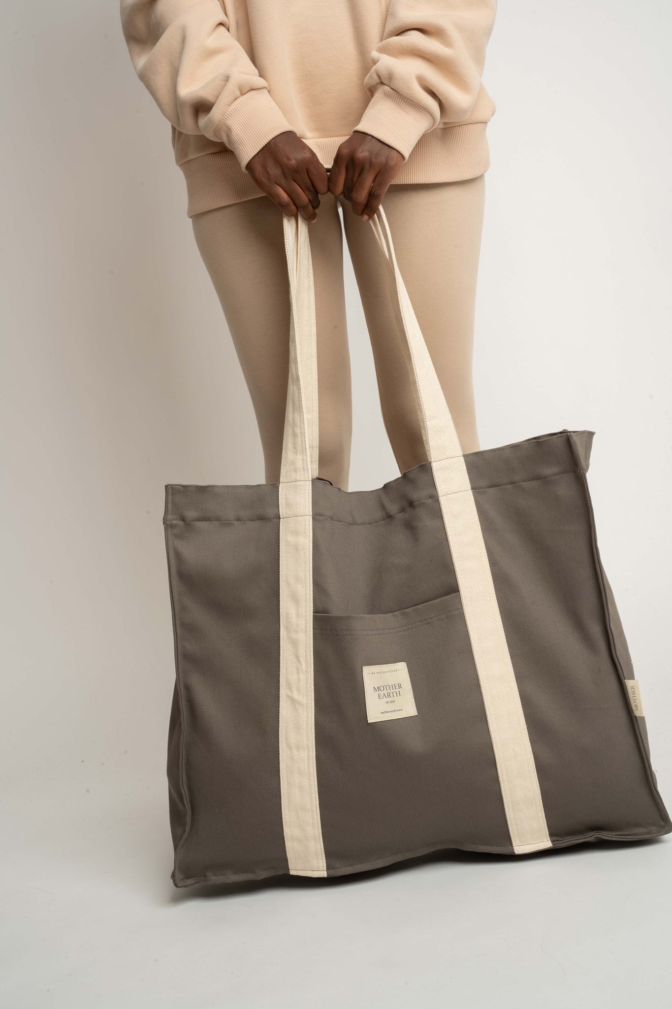 TORBA TYPU SHOPPER  BAG GRAFITOWA - LIDO