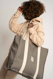 TORBA TYPU SHOPPER  BAG GRAFITOWA - LIDO