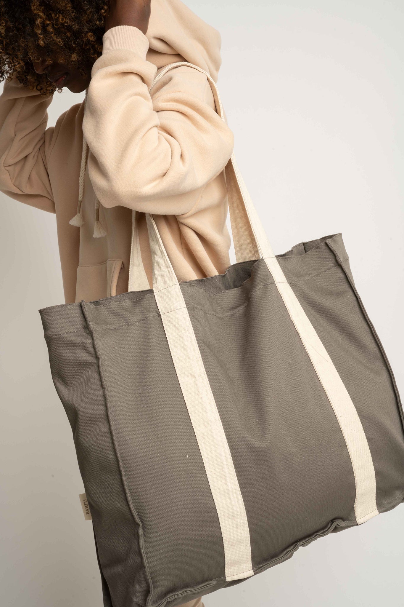 TORBA TYPU SHOPPER  BAG GRAFITOWA - LIDO