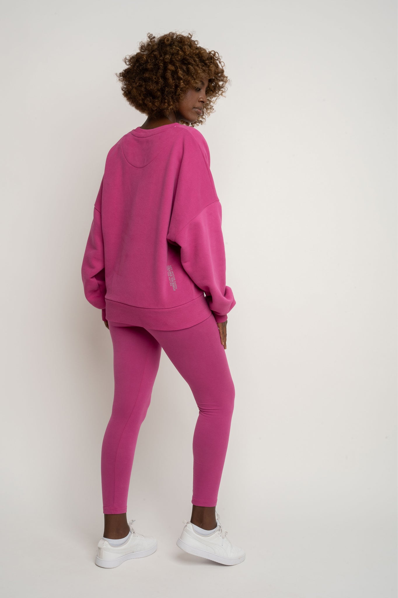 BLUZA TYPU CREWNECK RÓŻOWA - OZARK