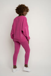 BLUZA TYPU CREWNECK RÓŻOWA - OZARK