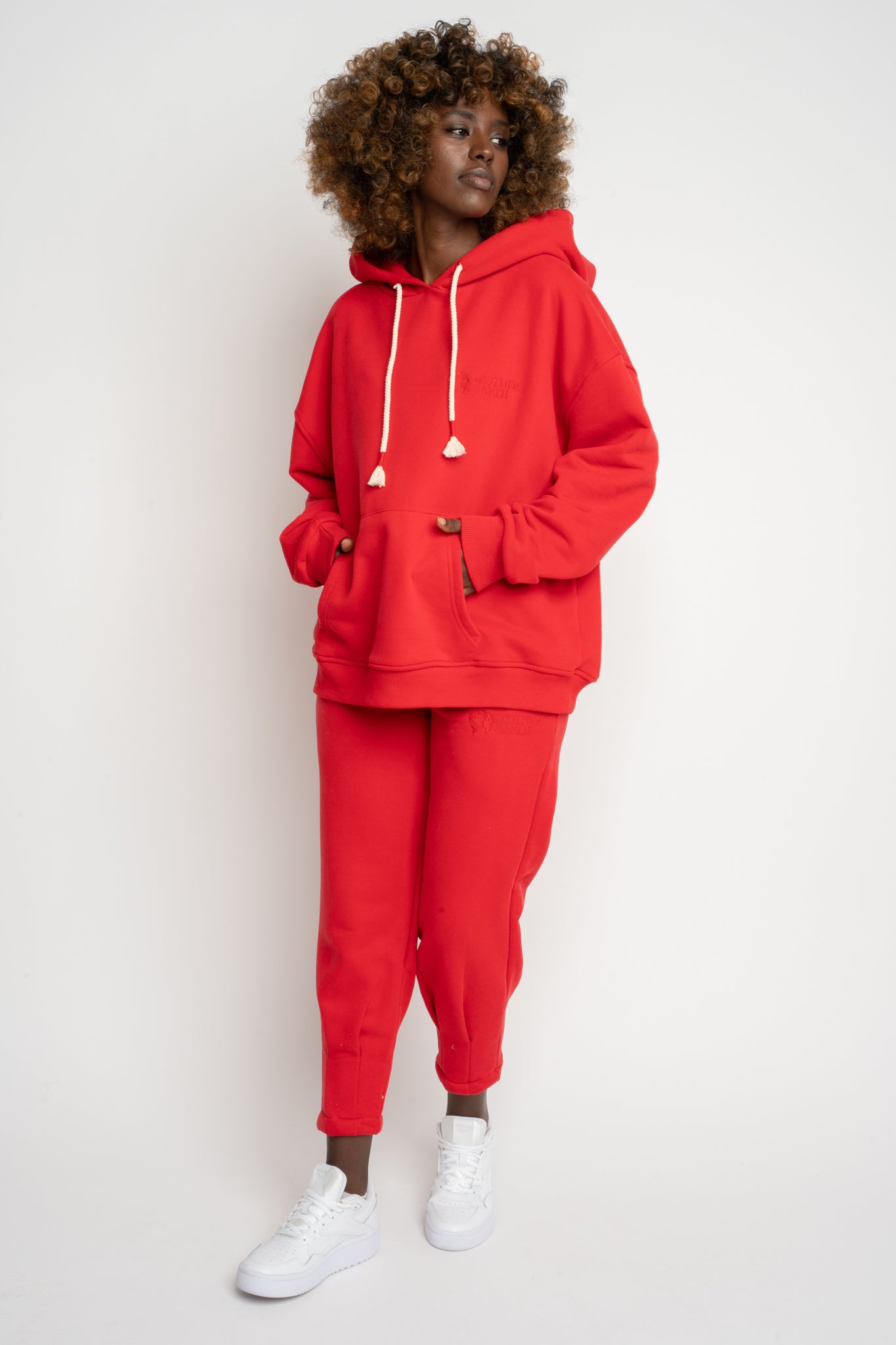 PINK TAPERED SWEATPANTS - ANACAPA
