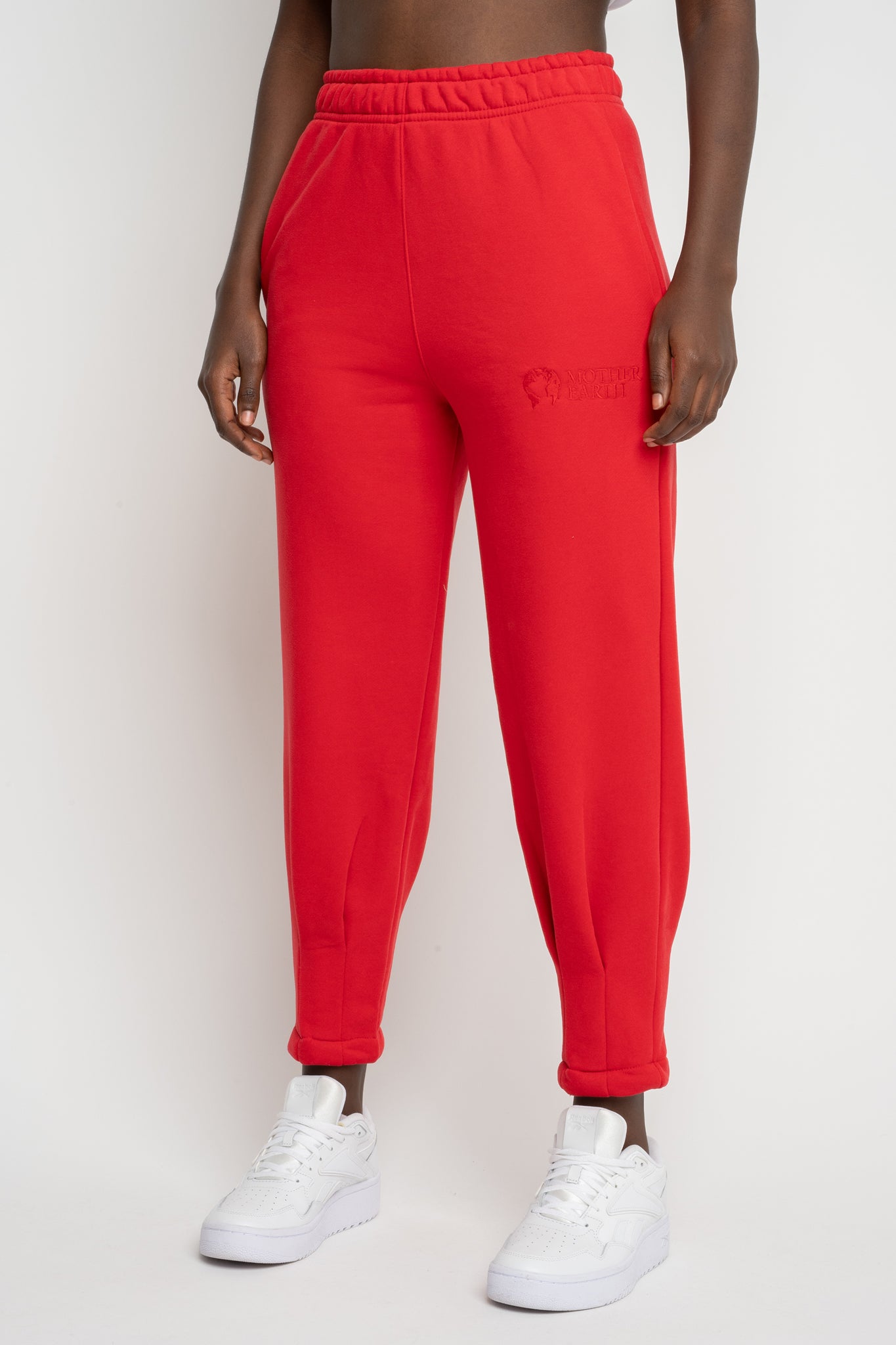 PINK TAPERED SWEATPANTS - ANACAPA