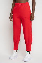 PINK TAPERED SWEATPANTS - ANACAPA