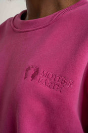 BLUZA TYPU CREWNECK RÓŻOWA - OZARK