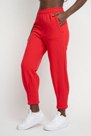 PINK TAPERED SWEATPANTS - ANACAPA