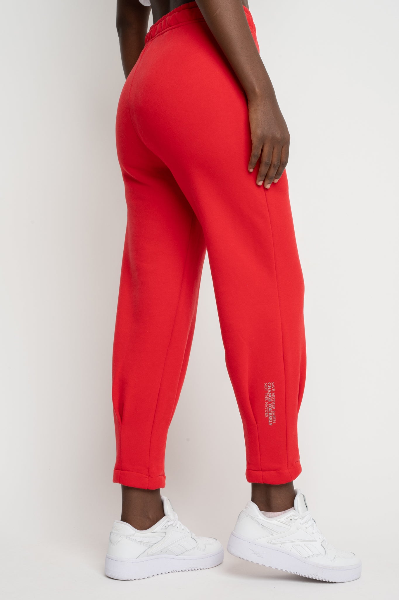 PINK TAPERED SWEATPANTS - ANACAPA