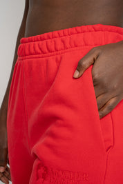 PINK TAPERED SWEATPANTS - ANACAPA