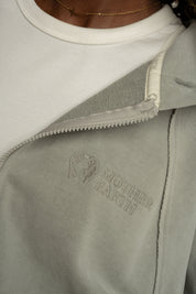 WASHED EFFECT OLIVE BLOUSE - NARVIK