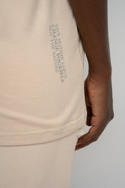 T-SHIRT DAMSKI JASNOBEŻOWY- MORAINE