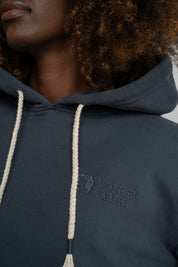BLUZA Z KAPTUREM GRAFITOWA- MOHELI
