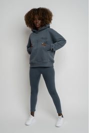 BLUZA Z KAPTUREM 2nd DROP GRAFITOWA - MURIA