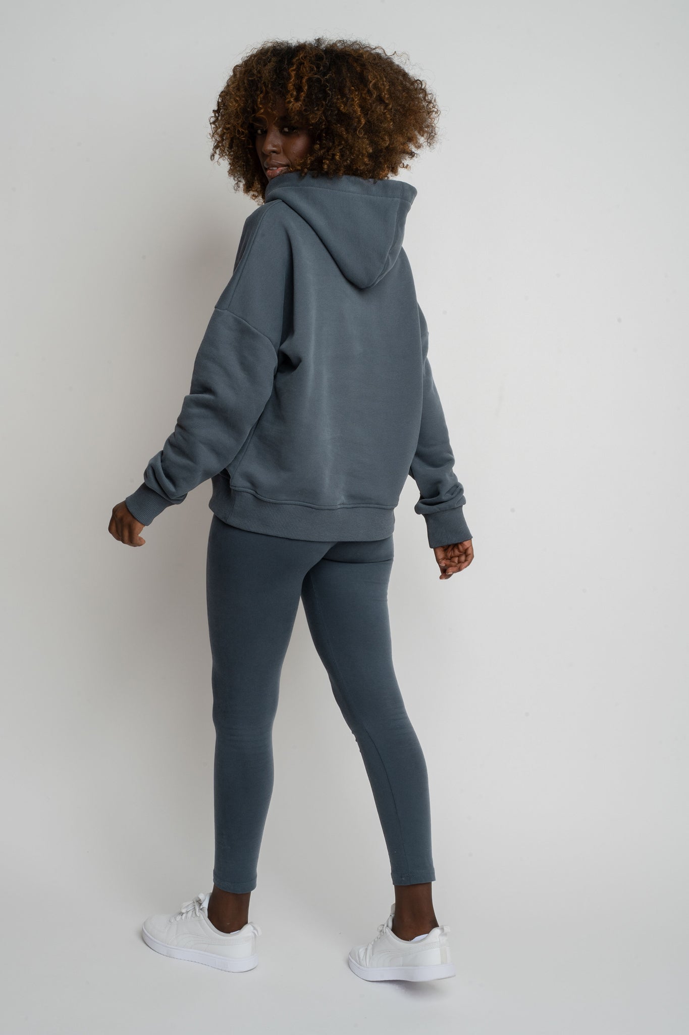 BLUZA Z KAPTUREM 2nd DROP GRAFITOWA - MURIA