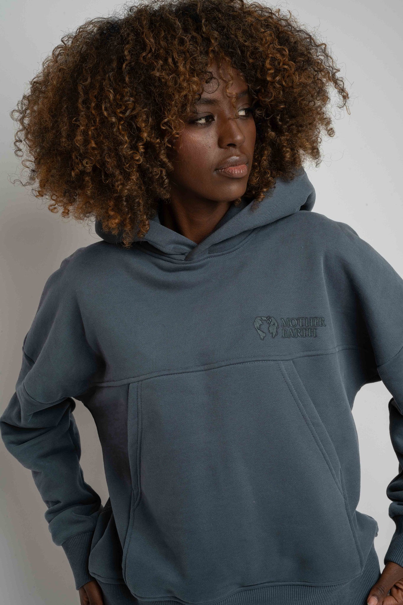 BLUZA Z KAPTUREM 2nd DROP GRAFITOWA - MURIA