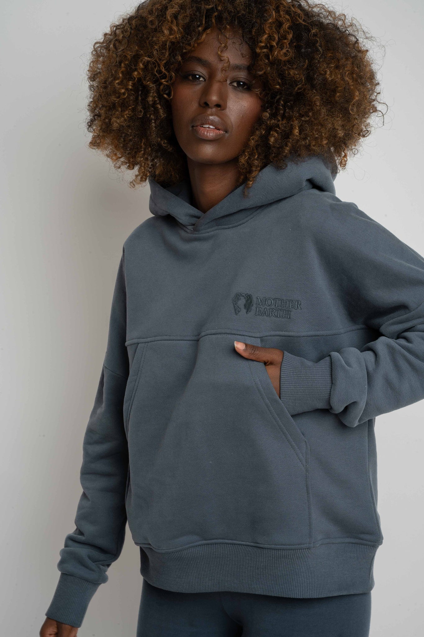 BLUZA Z KAPTUREM 2nd DROP GRAFITOWA - MURIA