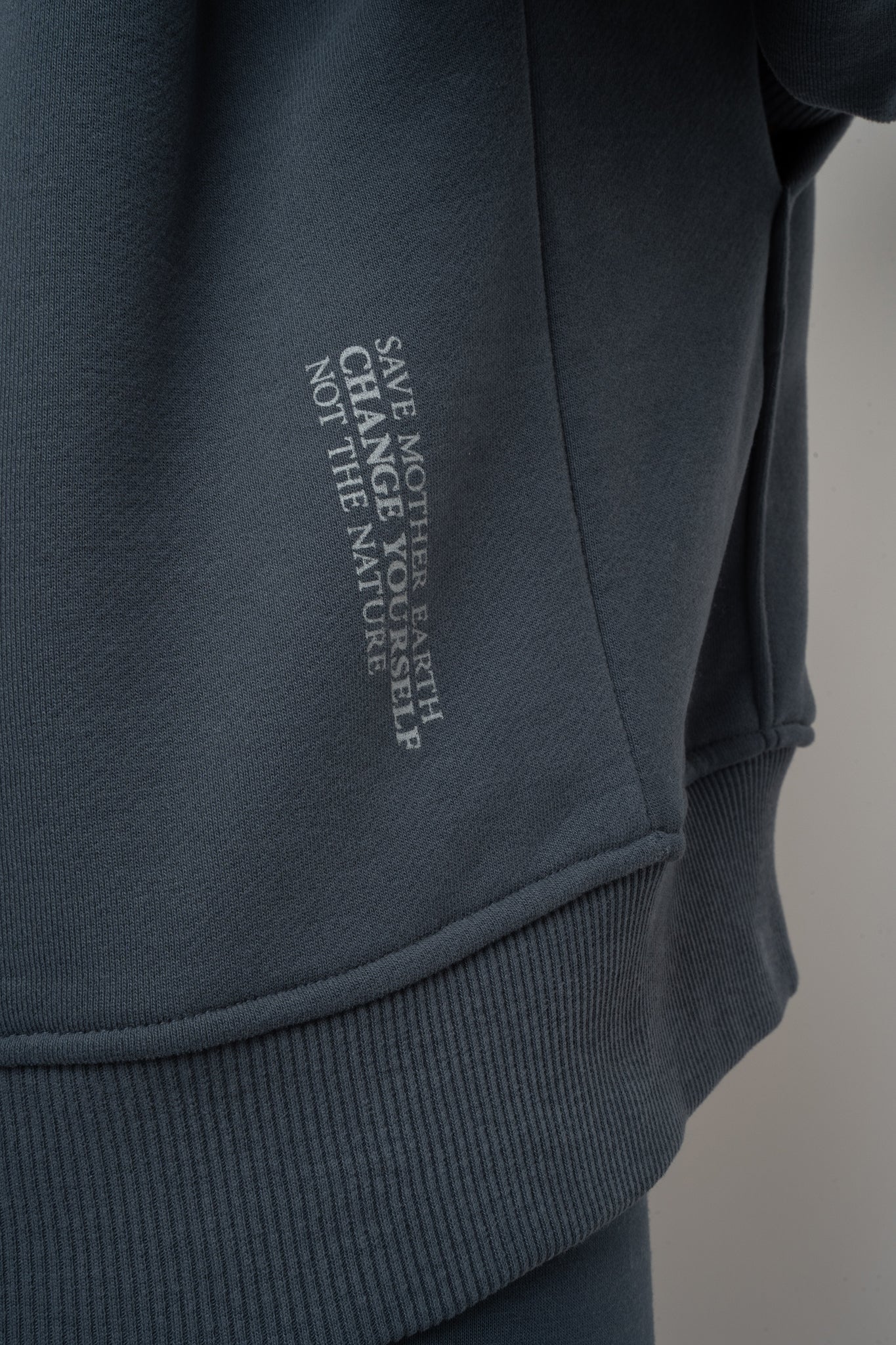 BLUZA Z KAPTUREM GRAFITOWA - MURIA