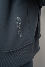 BLUZA Z KAPTUREM GRAFITOWA - MURIA